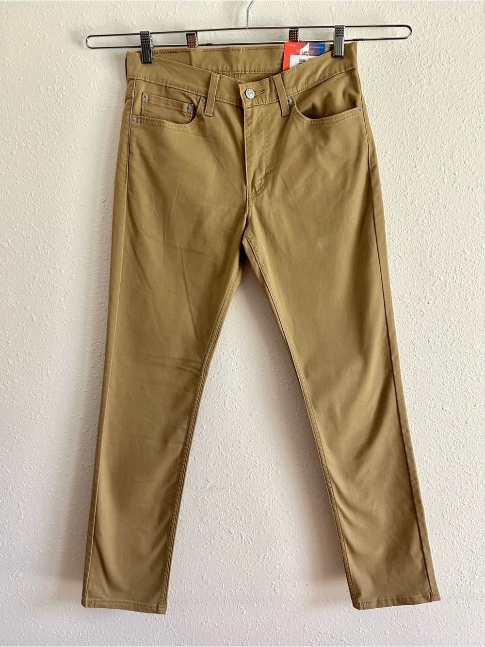Levi's 511 Slim Jeans Men's Size 31x32 Beige Stretch Brushed Cotton All Seasons
